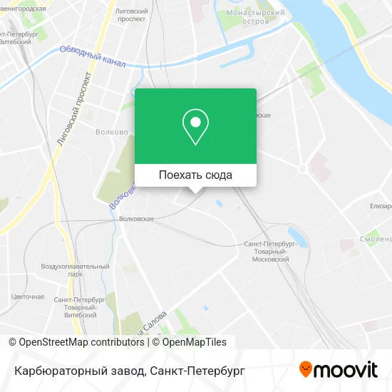 Карта Карбюраторный завод
