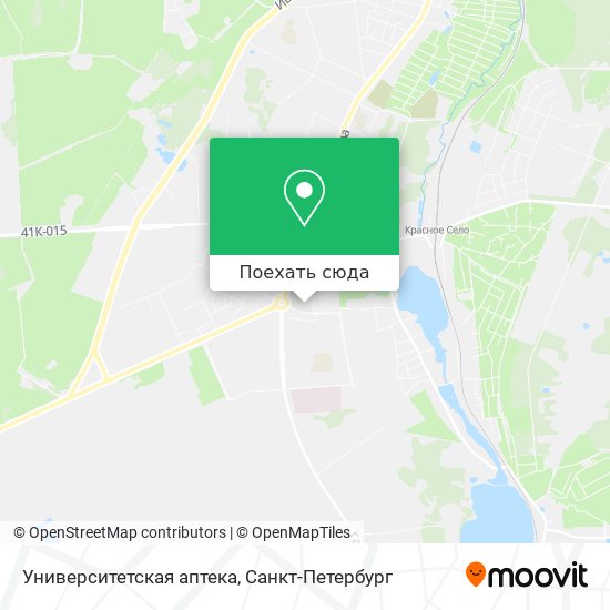 Карта Университетская аптека