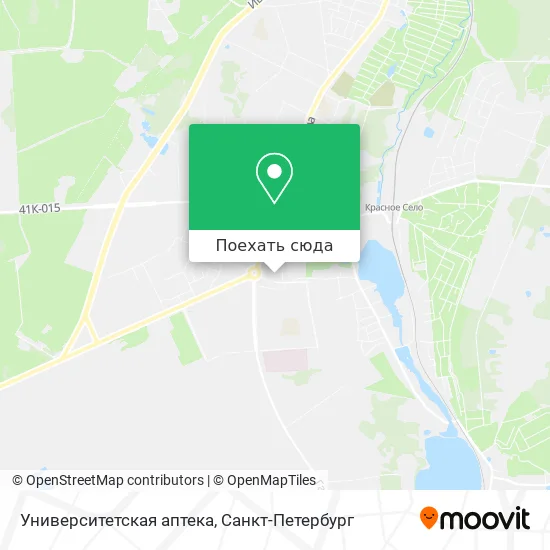 Карта Университетская аптека