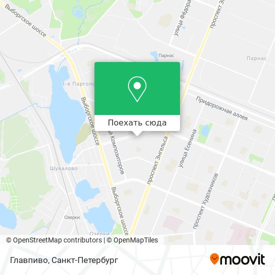Карта Главпиво