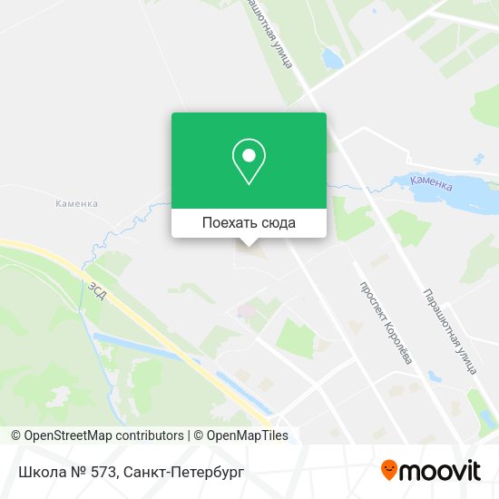 Карта Школа № 573