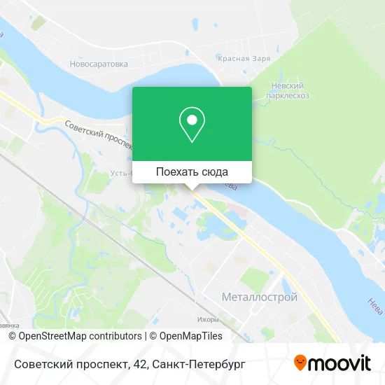 Карта Советский проспект, 42