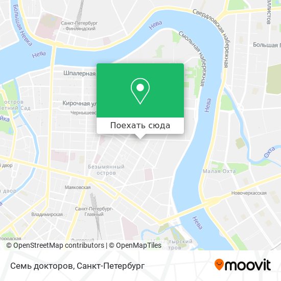 Карта Семь докторов
