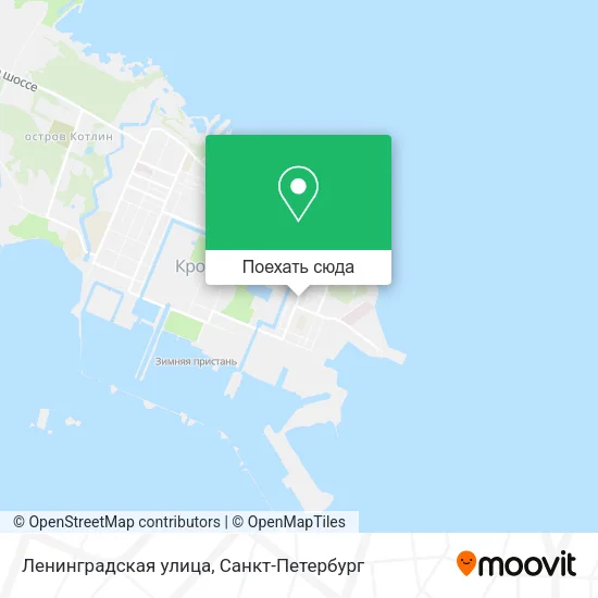 Карта Ленинградская улица