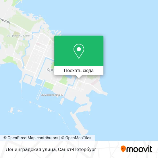 Карта Ленинградская улица