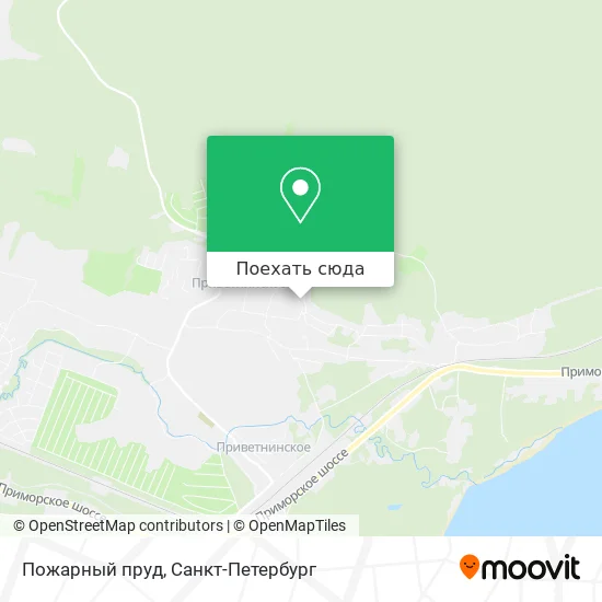 Карта Пожарный пруд