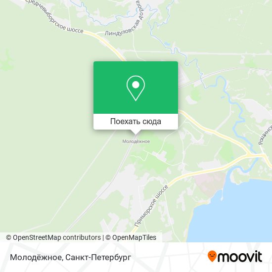 Карта Молодёжное