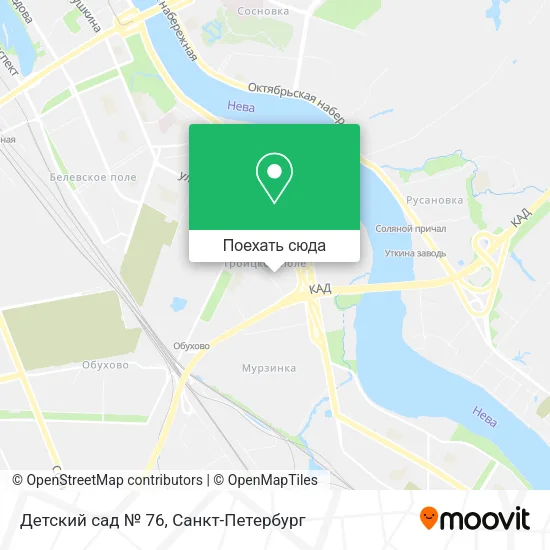 Карта Детский сад № 76