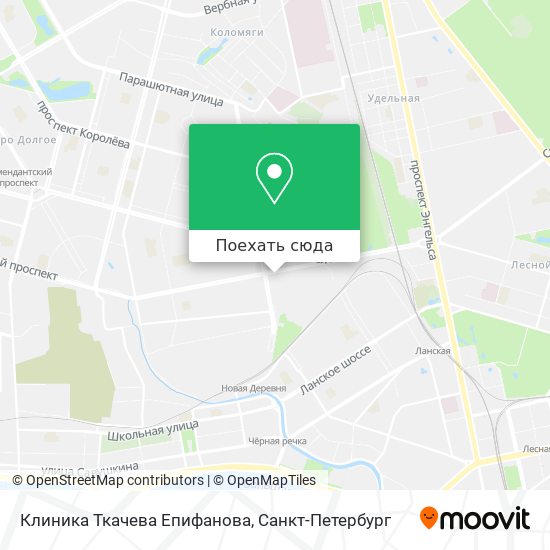 Карта Клиника Ткачева Епифанова
