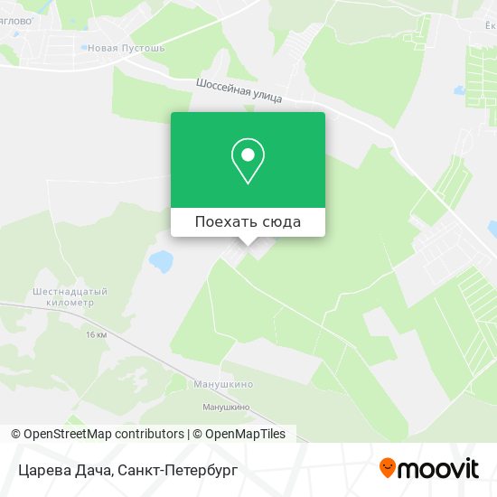 Карта Царева Дача