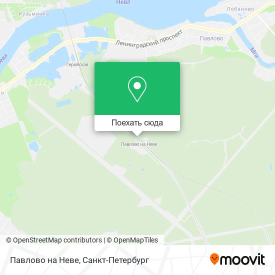 Карта Павлово на Неве