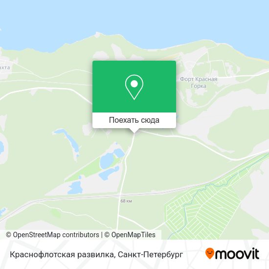 Карта Краснофлотская развилка