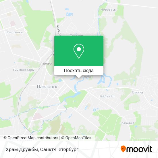 Карта Храм Дружбы