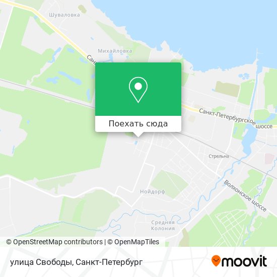 Карта улица Свободы
