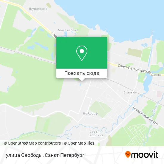 Карта улица Свободы