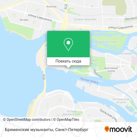 Карта Бременские музыканты