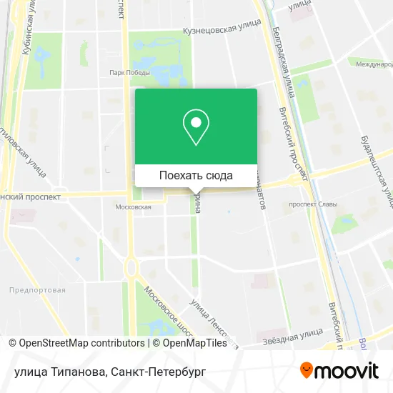 Карта улица Типанова