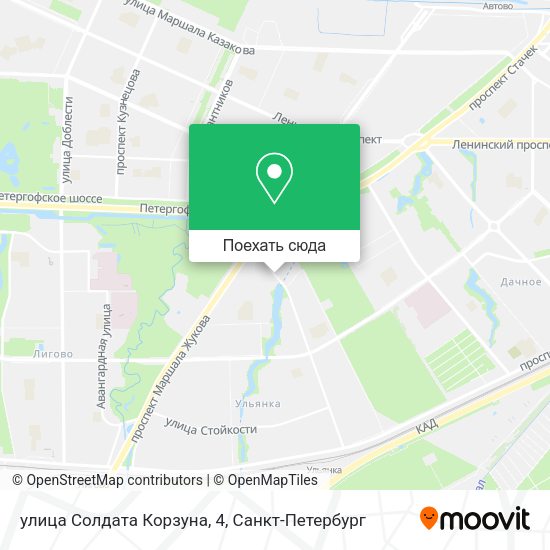 Карта улица Солдата Корзуна, 4