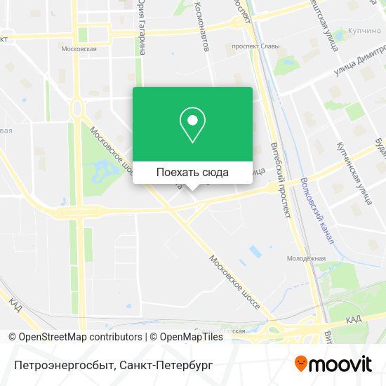 Карта Петроэнергосбыт