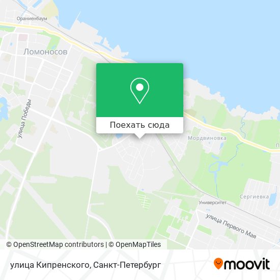 Карта улица Кипренского
