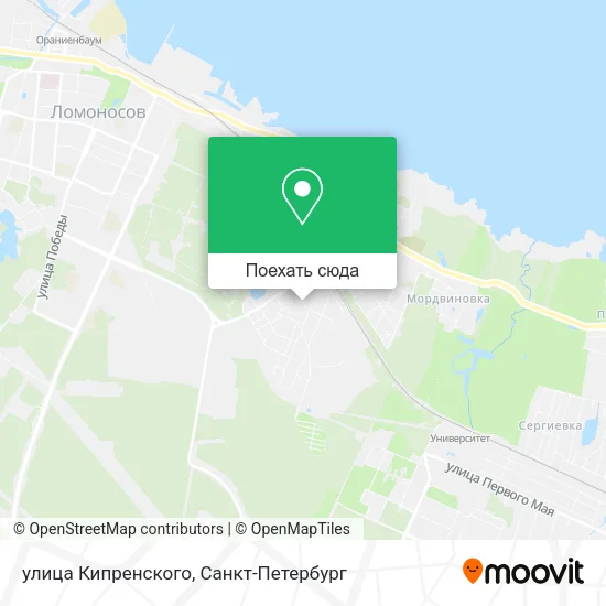 Карта улица Кипренского