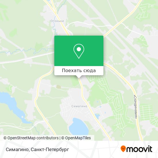Карта Симагино