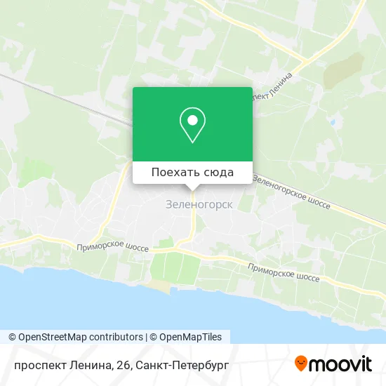 Карта проспект Ленина, 26