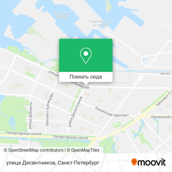 Карта улица Десантников