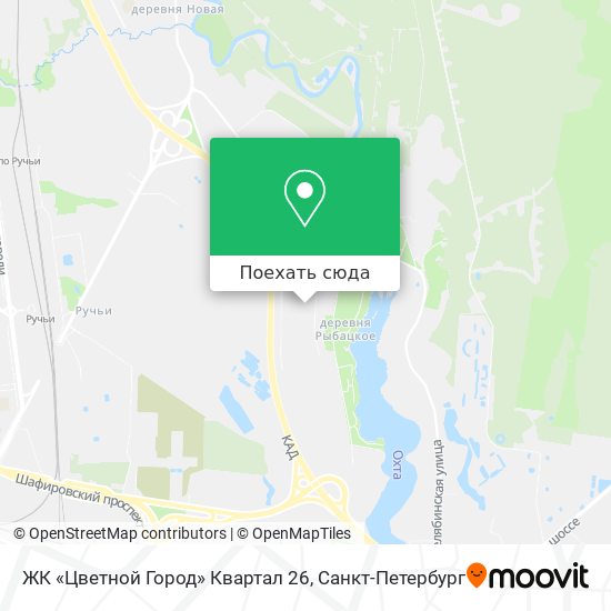 Карта ЖК «Цветной Город» Квартал 26