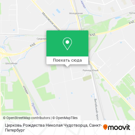 Карта Церковь Рождества Николая Чудотворца