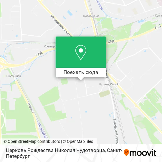 Карта Церковь Рождества Николая Чудотворца