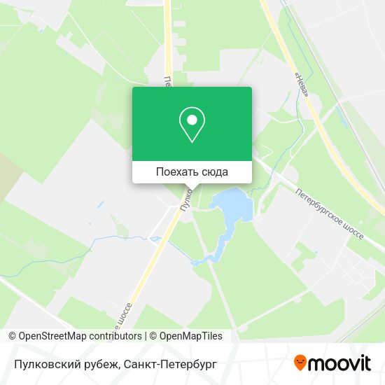 Карта Пулковский рубеж