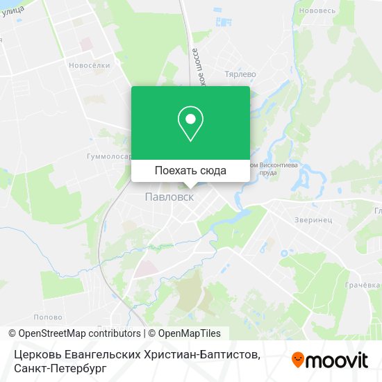 Карта Церковь Евангельских Христиан-Баптистов