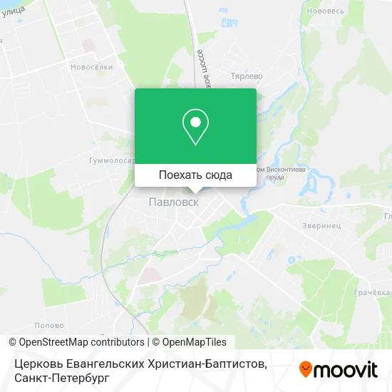 Карта Церковь Евангельских Христиан-Баптистов