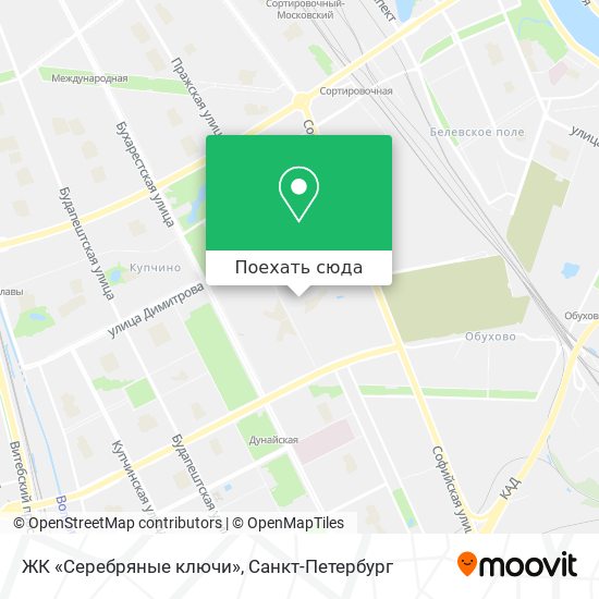 Карта ЖК «Серебряные ключи»