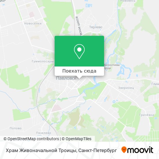 Карта Храм Живоначальной Троицы