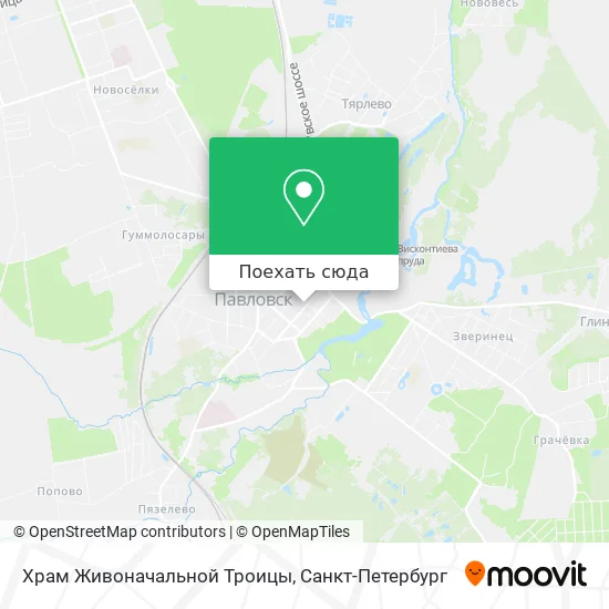 Карта Храм Живоначальной Троицы