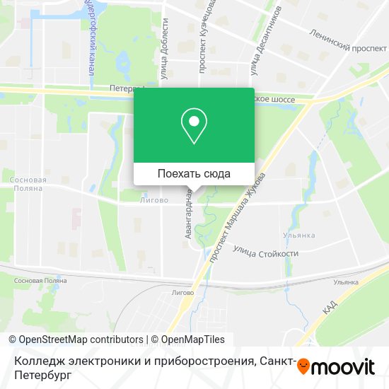Карта Колледж электроники и приборостроения