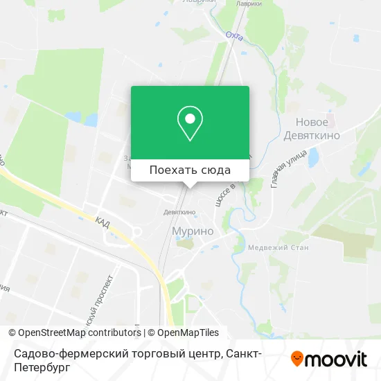 Карта Садово-фермерский торговый центр