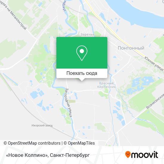 Карта «Новое Колпино»