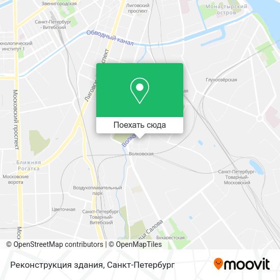 Карта Реконструкция здания