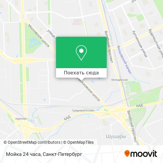 Карта Мойка 24 часа