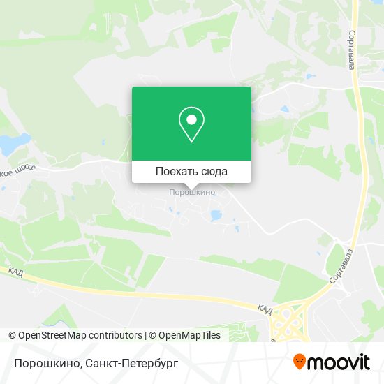 Карта Порошкино