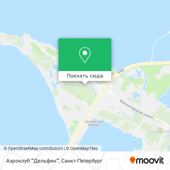 Карта Аэроклуб ""Дельфин""