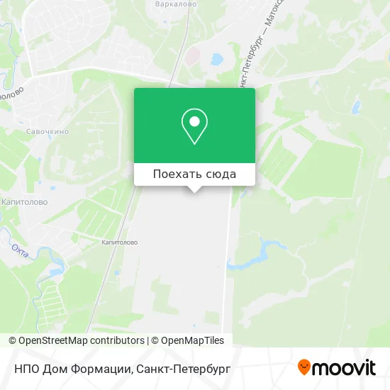 Карта НПО Дом Формации