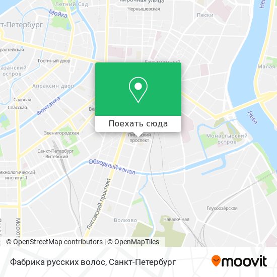 Карта Фабрика русских волос