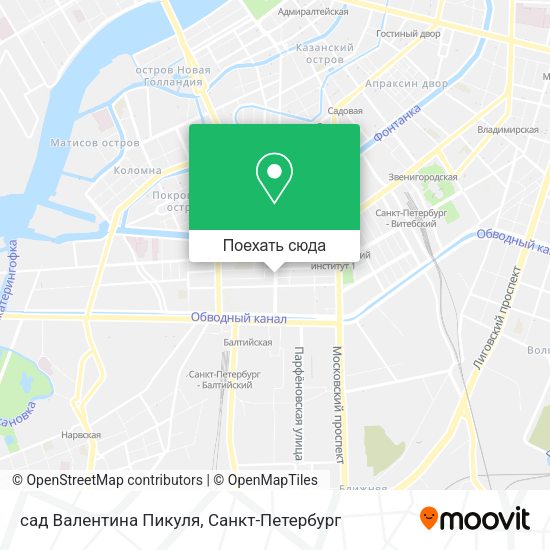 Карта сад Валентина Пикуля