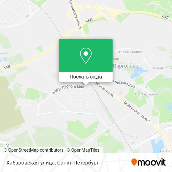 Карта Хабаровская улица