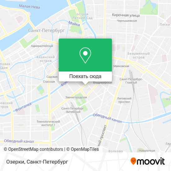Карта Озерки