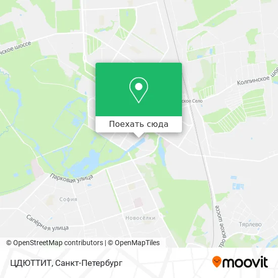 Карта ЦДЮТТИТ